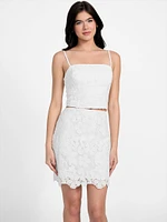 Delilah Crochet Lace Top