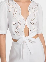 Eco Dessa Tie-Front Top