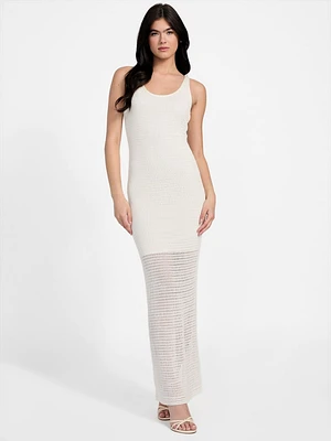 Verdes Crochet Maxi Dress