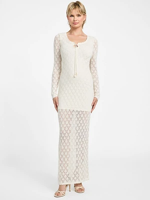 Alba Pointelle Maxi Dress
