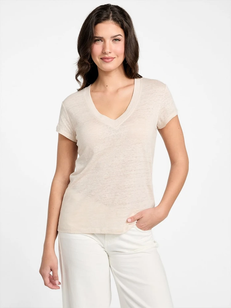 Eco Lindsey Linen Top