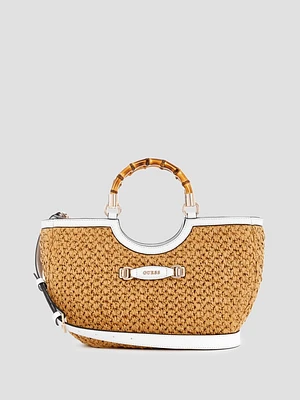 Siria Straw Girlfriend Satchel