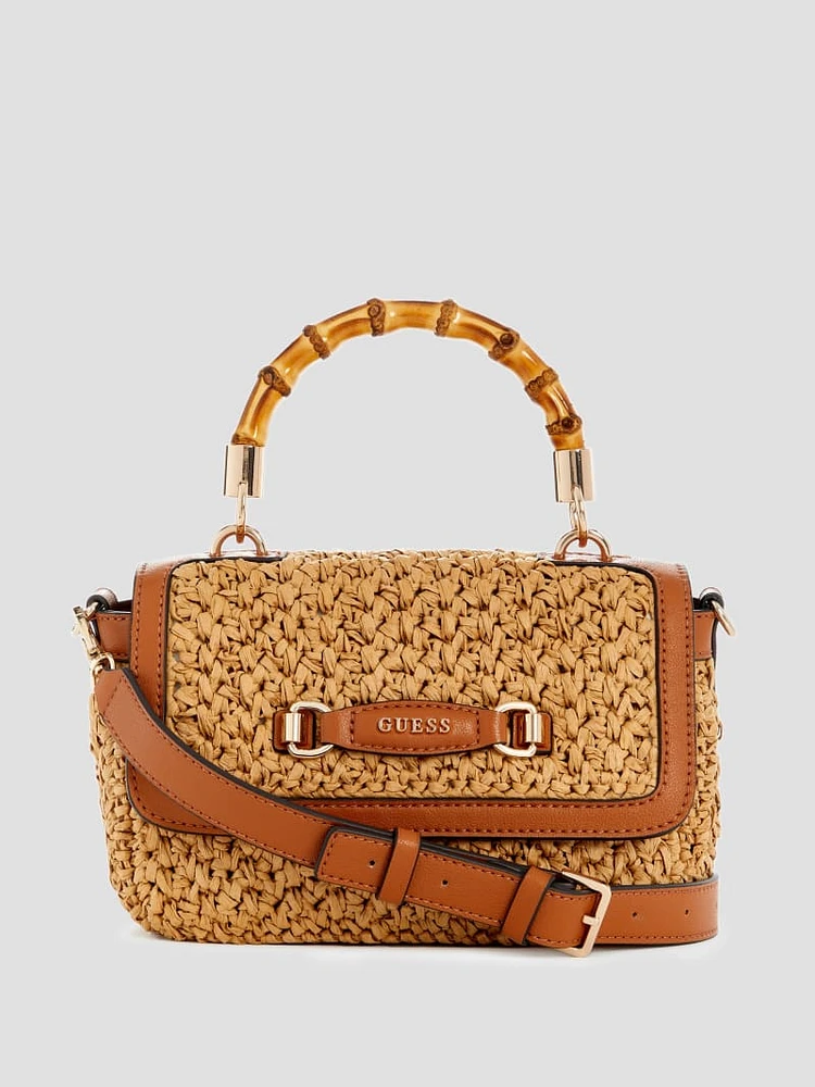 Siria Straw Top Handle Bag