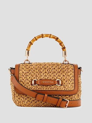 Siria Straw Top Handle Bag