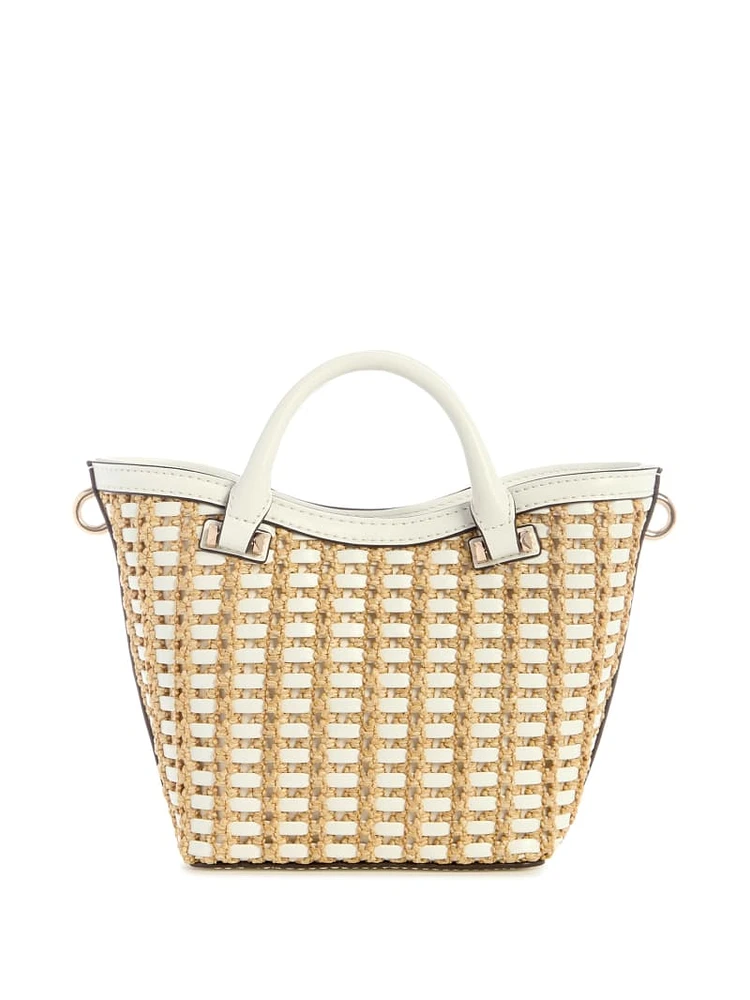 Atalia Raffia Mini Tote