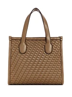 Silvana Woven Mini Tote