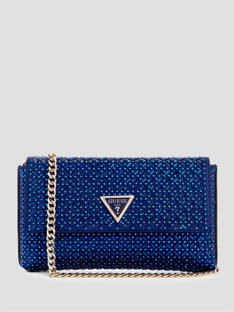 Zalina Rhinestone Clutch