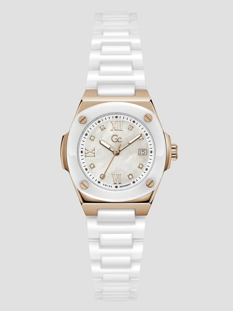 Gc Multi-Tone Chronograph Watch