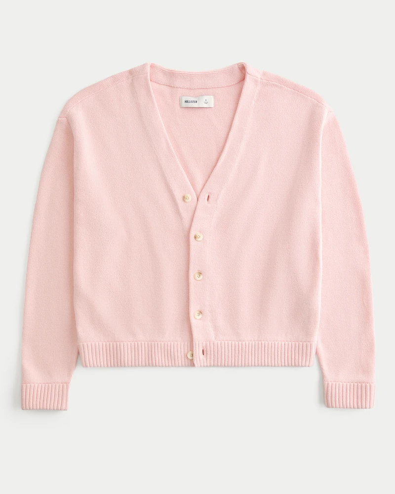 Boxy Lightweight Cardigan