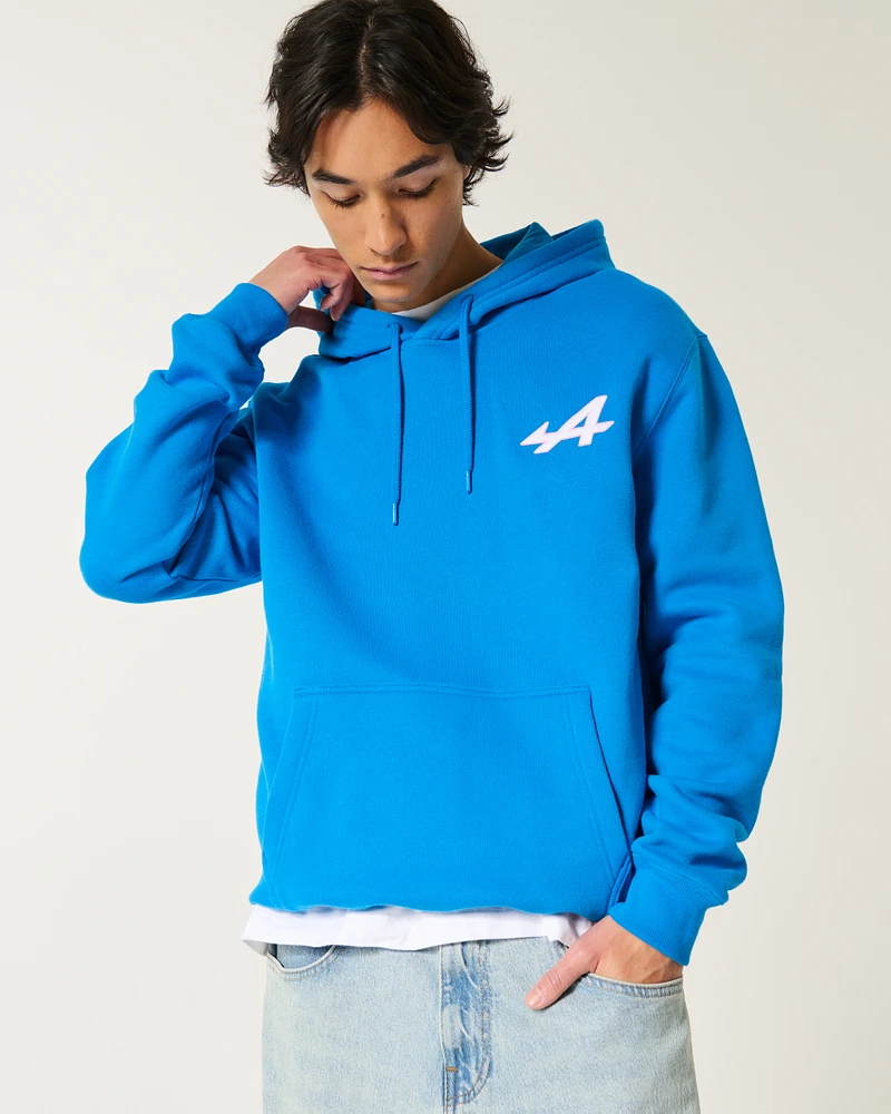 Relaxed Alpine F1 Graphic Hoodie