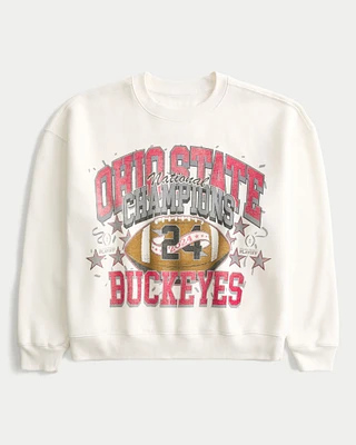 Ohio State Buckeyes National Champions Graphic Crew Sweatshirt