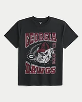 Relaxed Georgia Bulldogs Graphic Tee