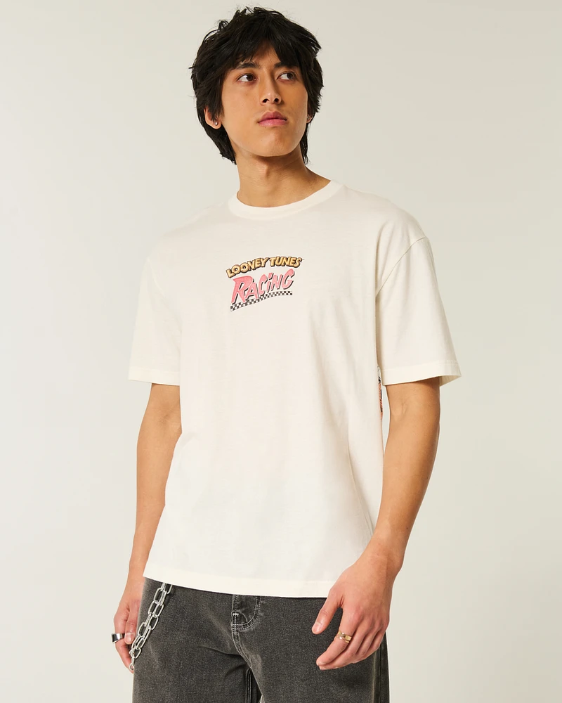 Boxy Looney Tunes Racing Graphic Tee