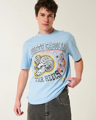 Boxy North Carolina Tar Heels Graphic Tee