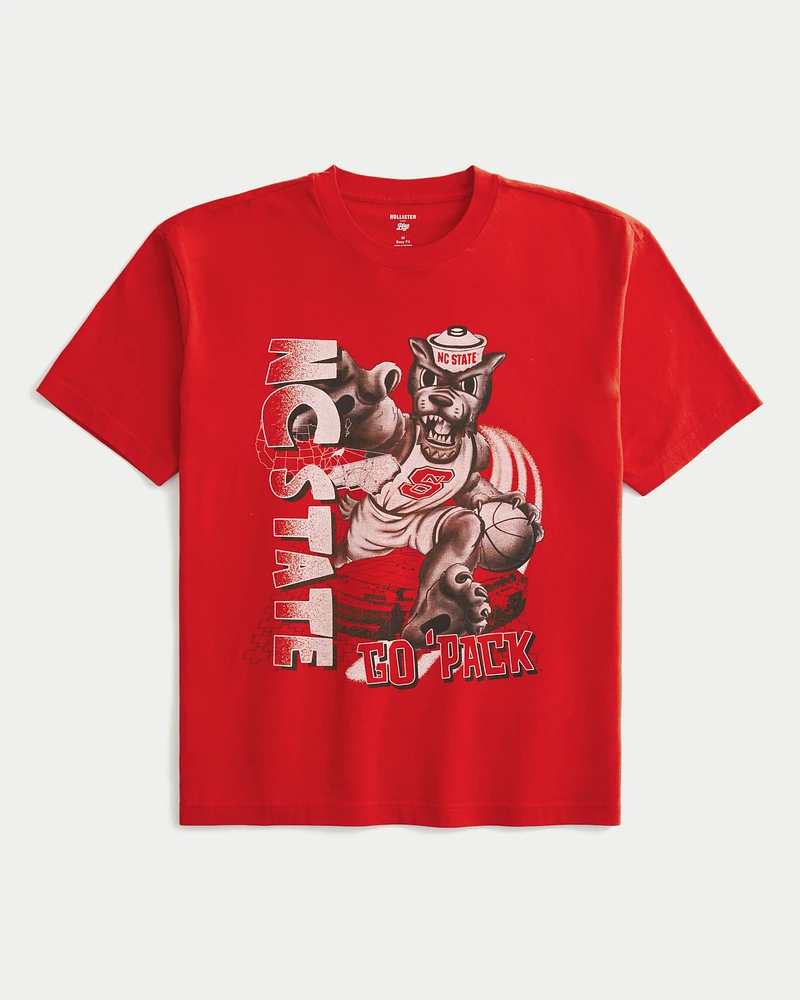 Boxy NC State Wolfpack Graphic Tee