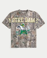 Boxy Notre Dame Fighting Irish Graphic Tee