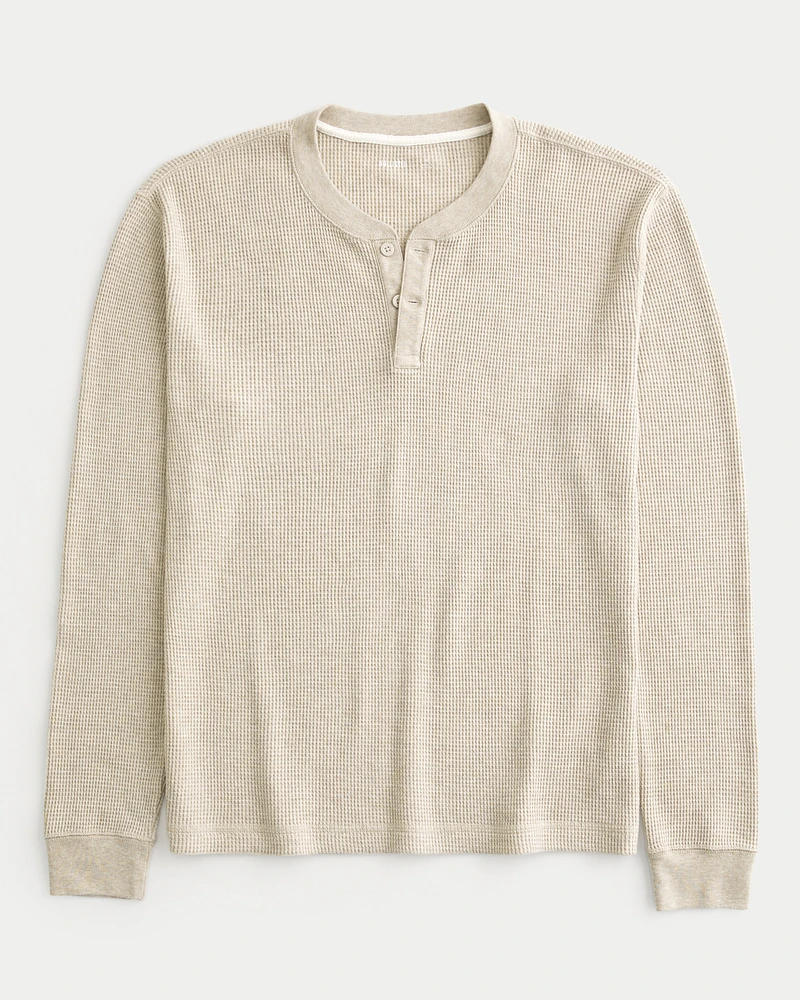 Long-Sleeve Thermal Henley