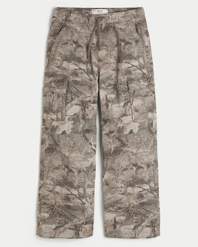 Camo Super Baggy Pull-On Cargo Pants