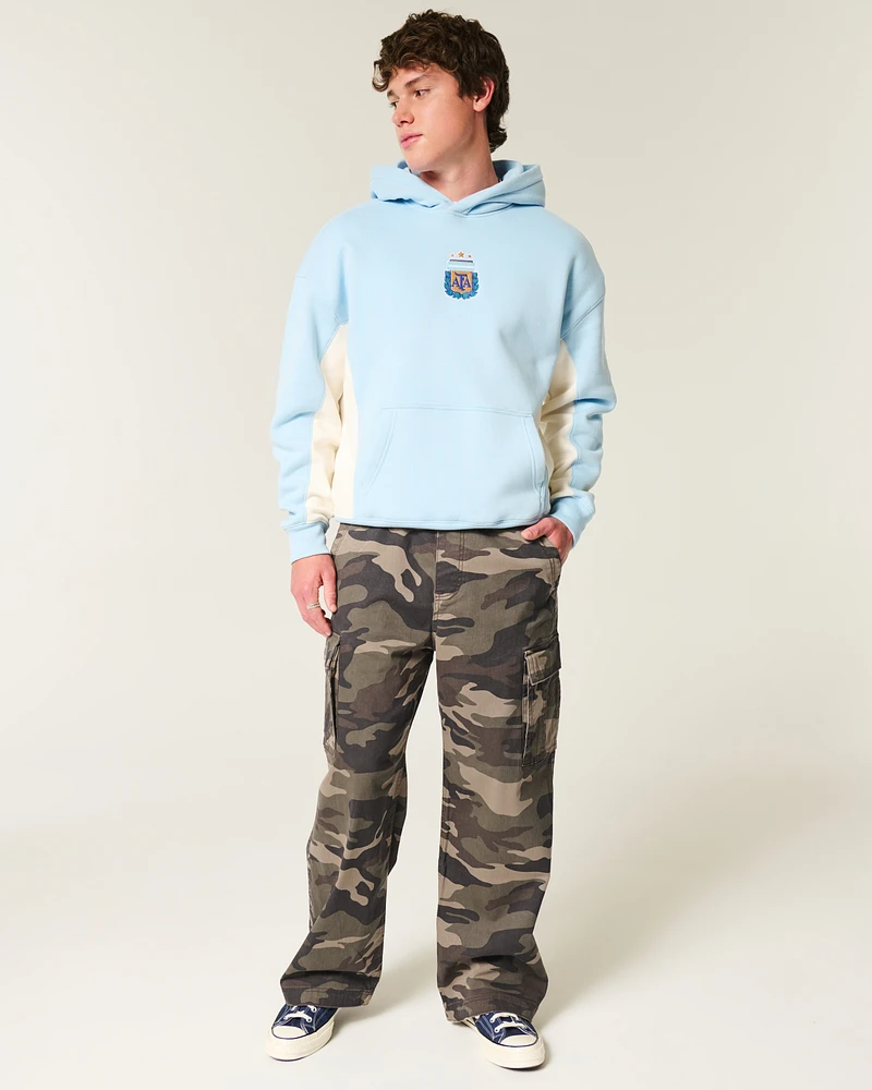 Camo Super Baggy Pull-On Cargo Pants