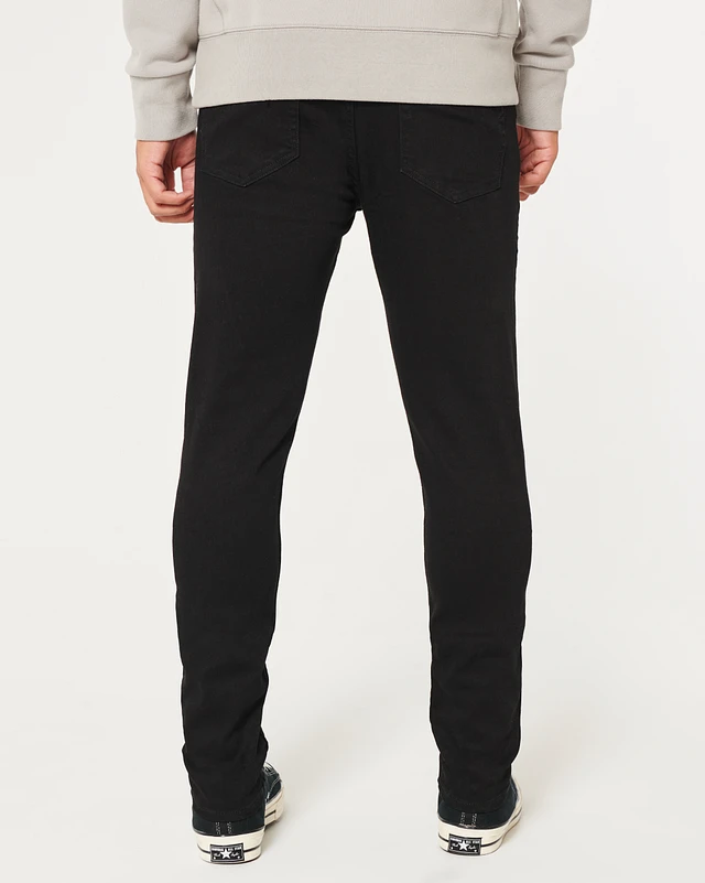 Black Jeans Hollister Advanced Stretch Super Skinny Jeans
