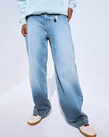 Medium Wash Super Baggy Jeans