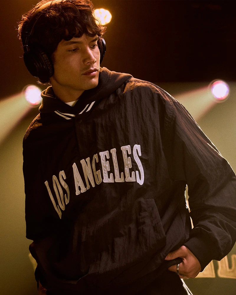 Los Angeles Graphic Popover Jacket
