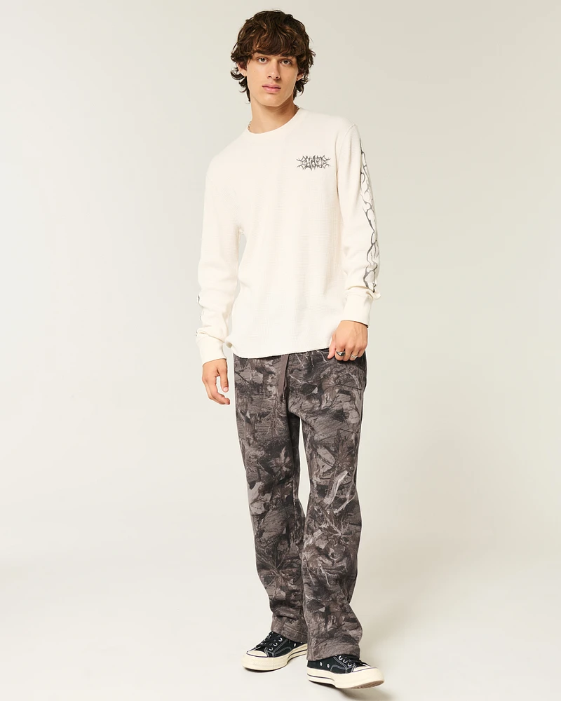 Camo Baggy Sweatpants
