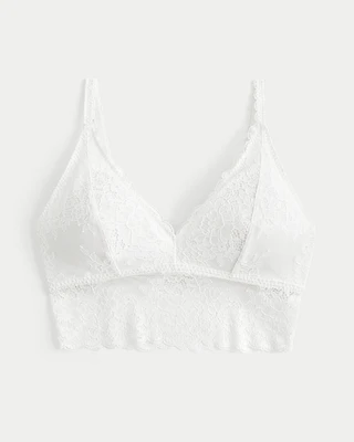Lace Longline Triangle Bralette