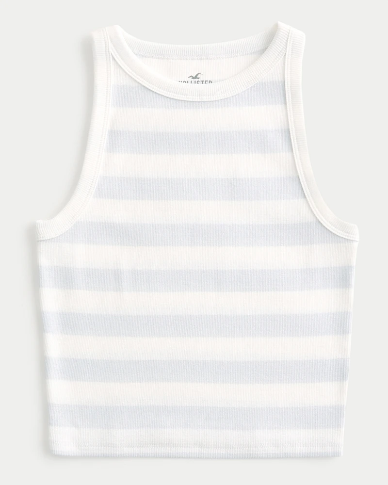 Ribbed High-Neck Tank