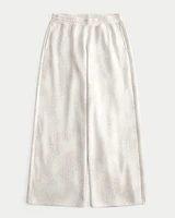 Light Doe Print Baggy Sweatpants