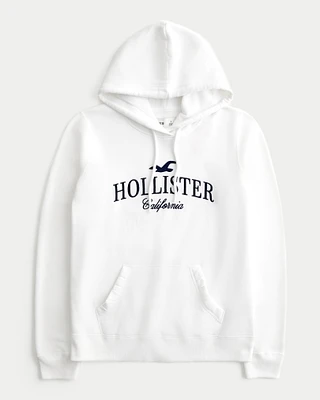 Oversized Logo Graphic Hoodie