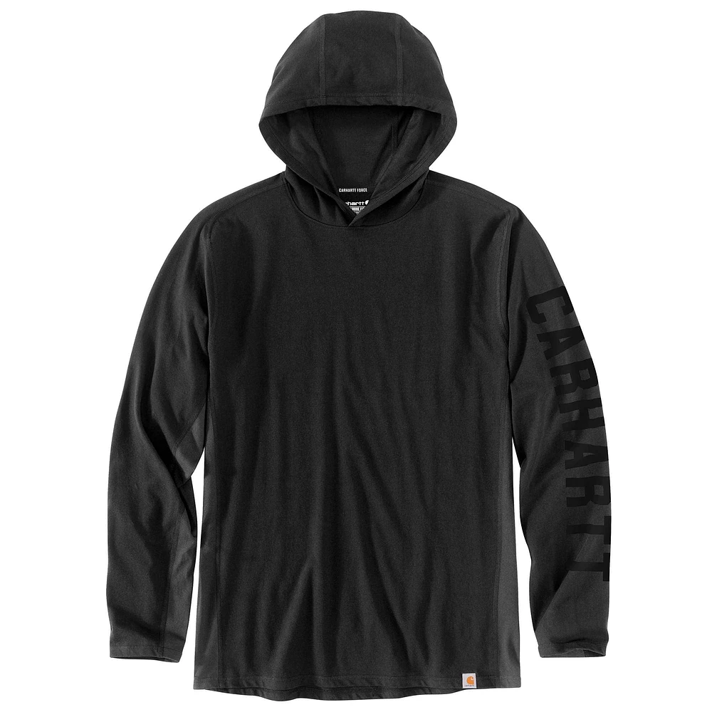 Carhartt Force® Relaxed Fit Long-Sleeve Logo Graphic Hooded T-Shirt