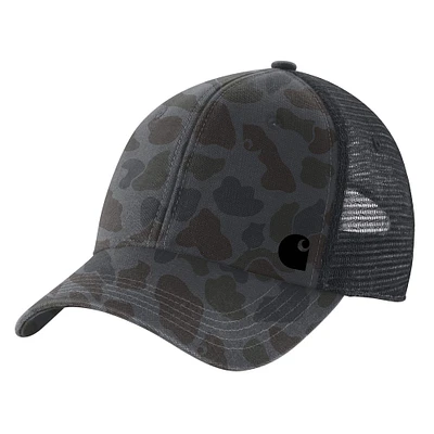 Canvas Mesh-Back Camo Cap