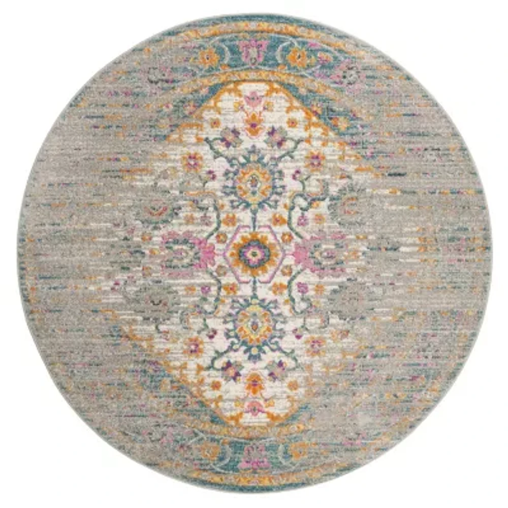 Safavieh Madison Collection Anuki Oriental Round Area Rug