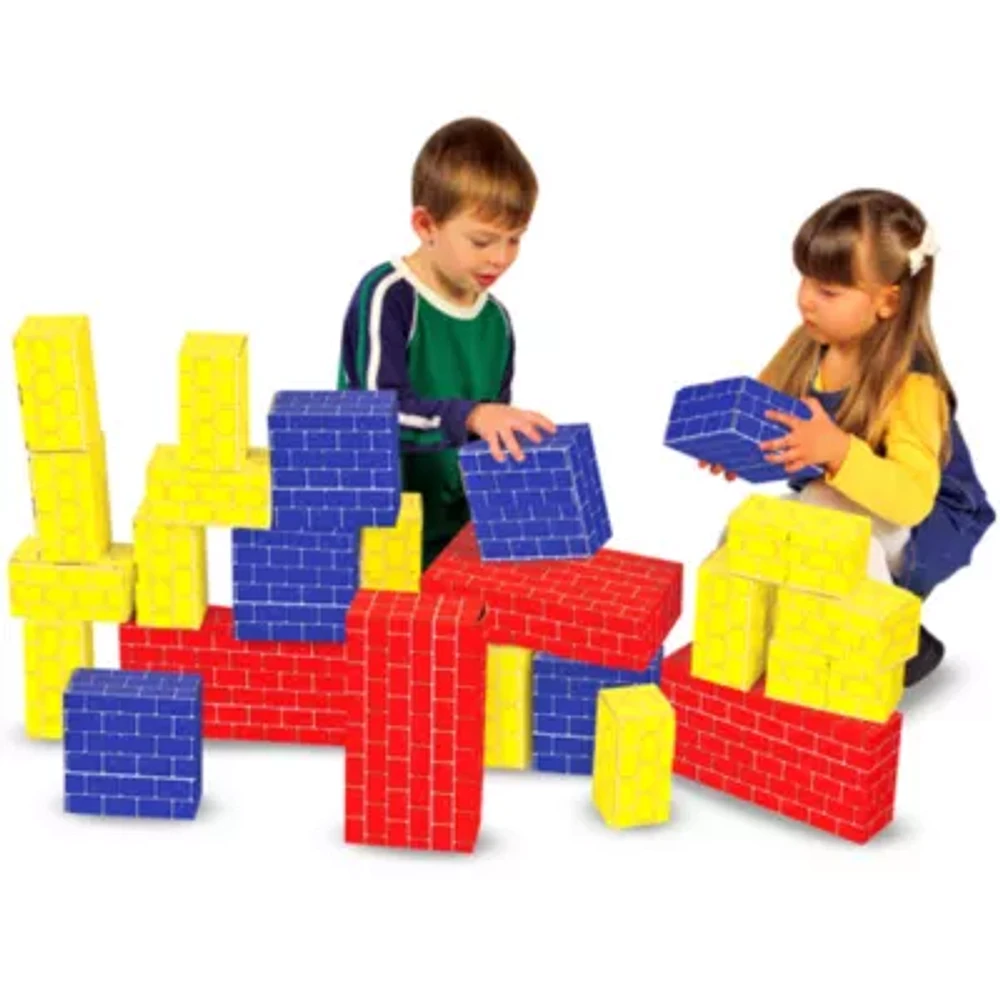 Melissa & Doug 24-Pc Jumbo Cardboard Blocks Building Blocks