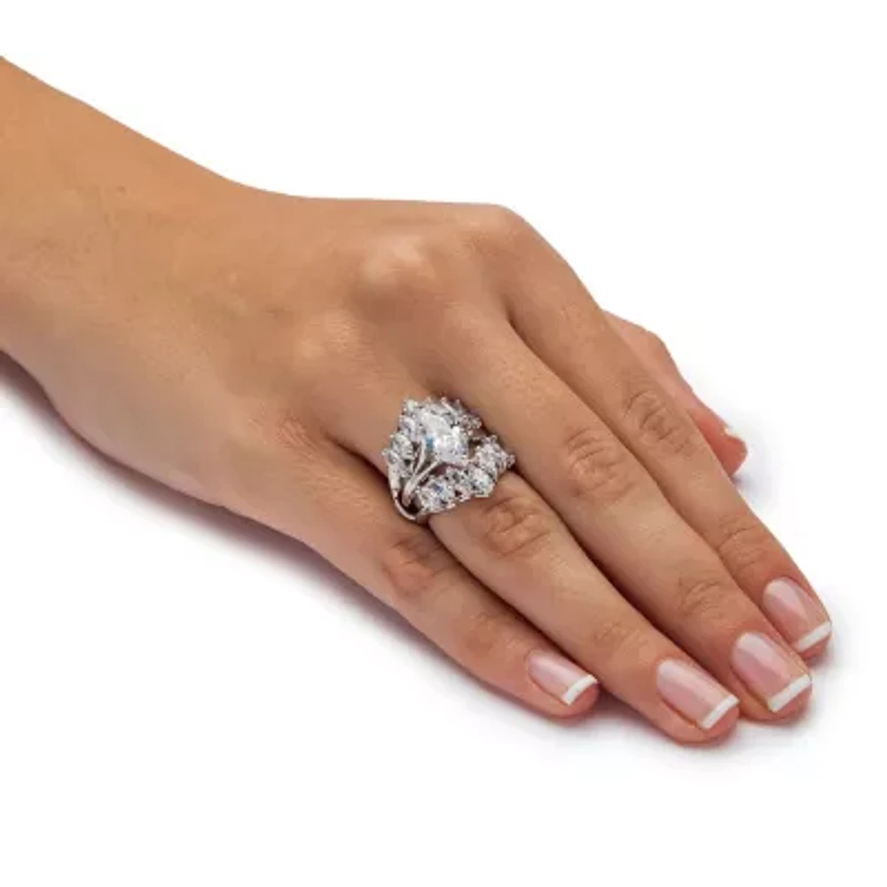 Womens 6 CT. T.W. Cubic Zirconia Pure Silver Over Brass Bridal Set