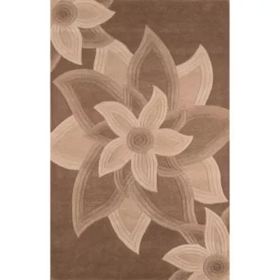 Momeni Delhi 40 Floral Hand Tufted Indoor Rectangular Accent Rug