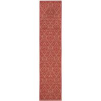 Safavieh Courtyard Collection Louise Damask Indoor/Outdoor Runner Rug