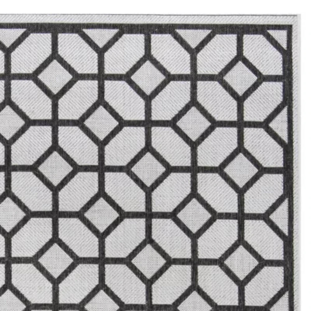 Safavieh Linden Collection Cecil Geometric Square Area Rug