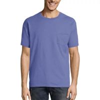 Hanes Men's ComfortWash Garment-Dyed Short Sleeve Tee with Pocket