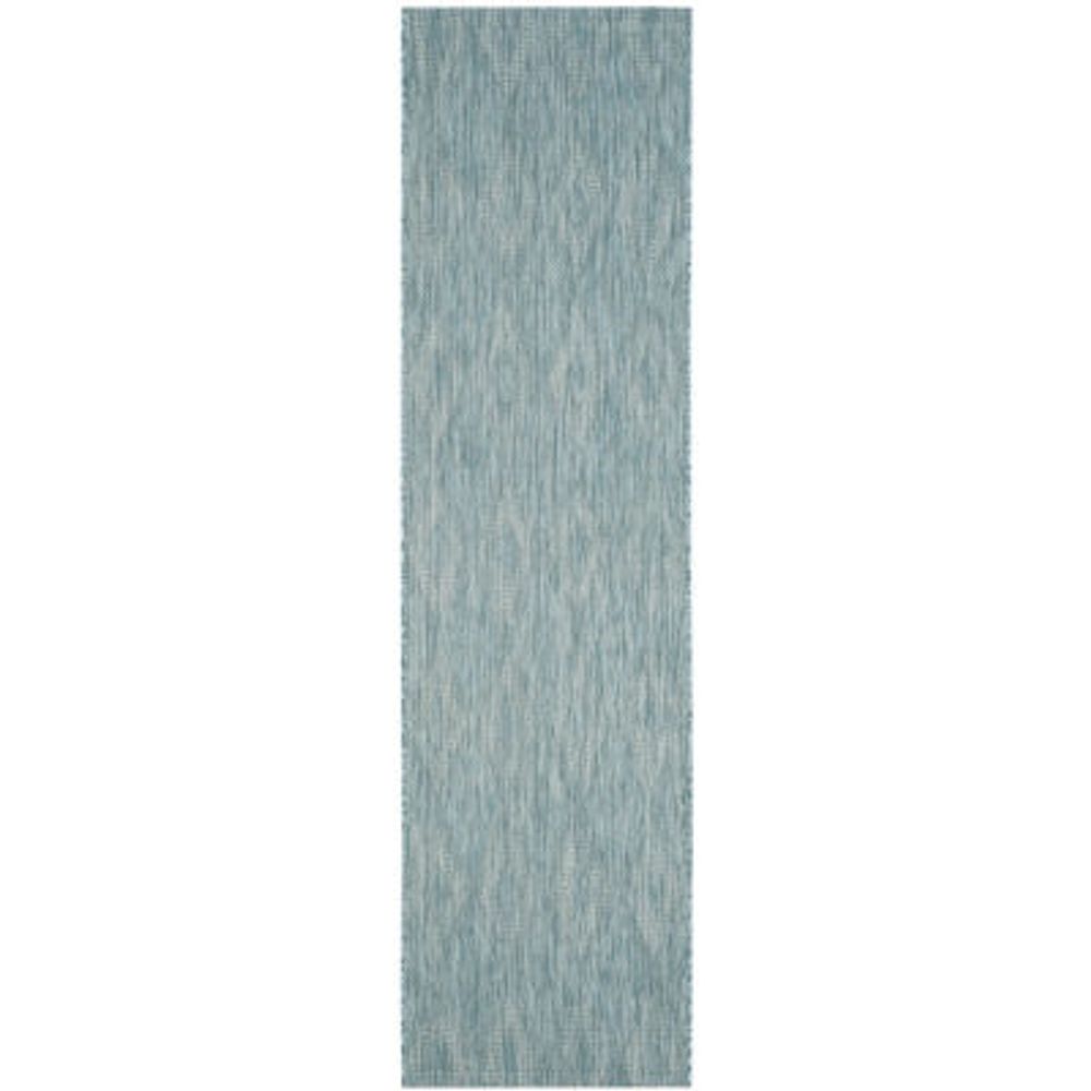 Safavieh Courtyard Collection Elisa Geometric Indoor/Outdoor Runner Rug