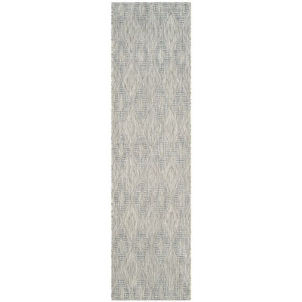 Safavieh Courtyard Collection Elisa Geometric Indoor/Outdoor Runner Rug