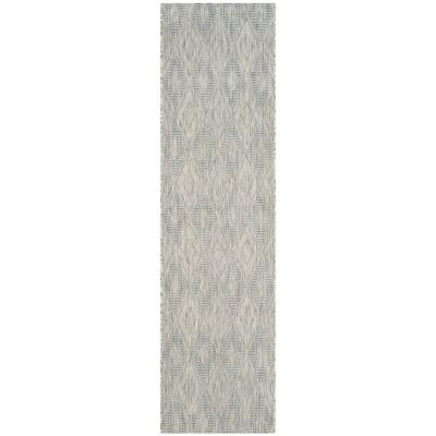 Safavieh Courtyard Collection Elisa Geometric Indoor/Outdoor Runner Rug