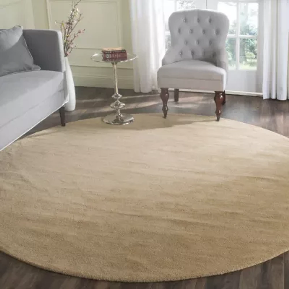 Safavieh Himalaya Collection Leptis Solid Round Area Rug