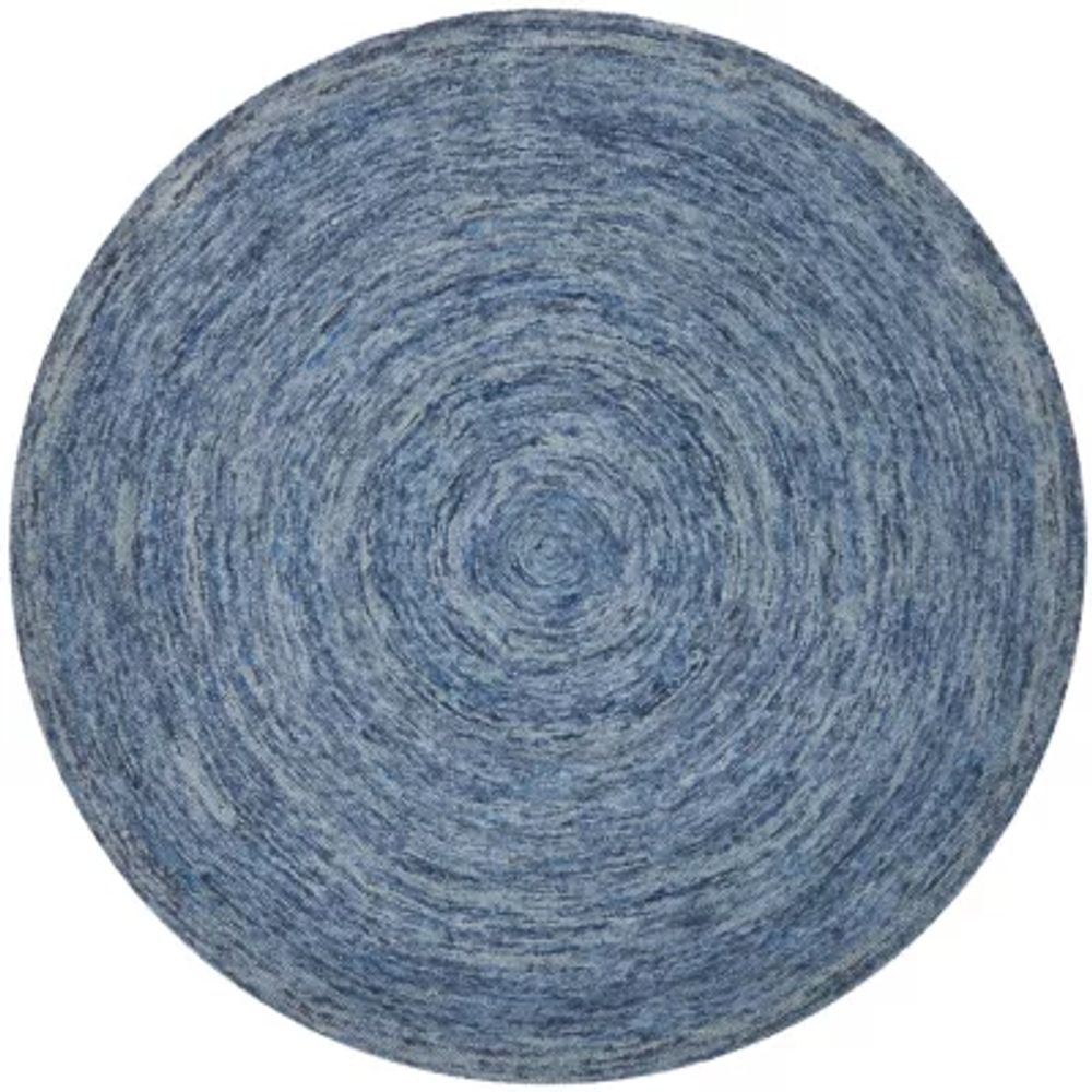 Safavieh Ikat Collection Jewell Geometric Round Area Rug