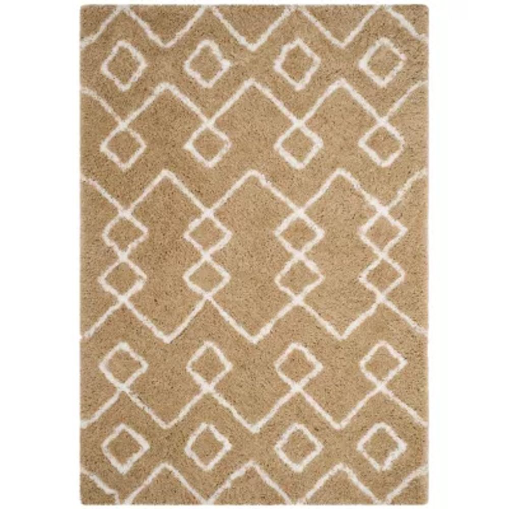 Safavieh Toronto Shag Collection Mabelle Geometric Area Rug