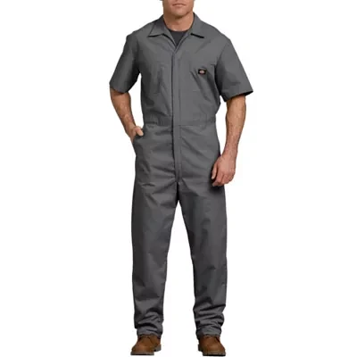 Dickies Mens Stain Resistant Short Sleeve Workwear Coverall