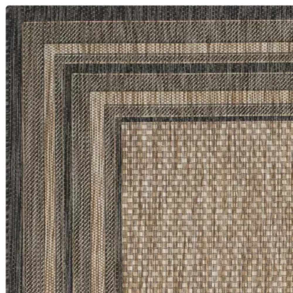 Safavieh Courtyard Collection Wanda Stripe Indoor/Outdoor Runner Rug