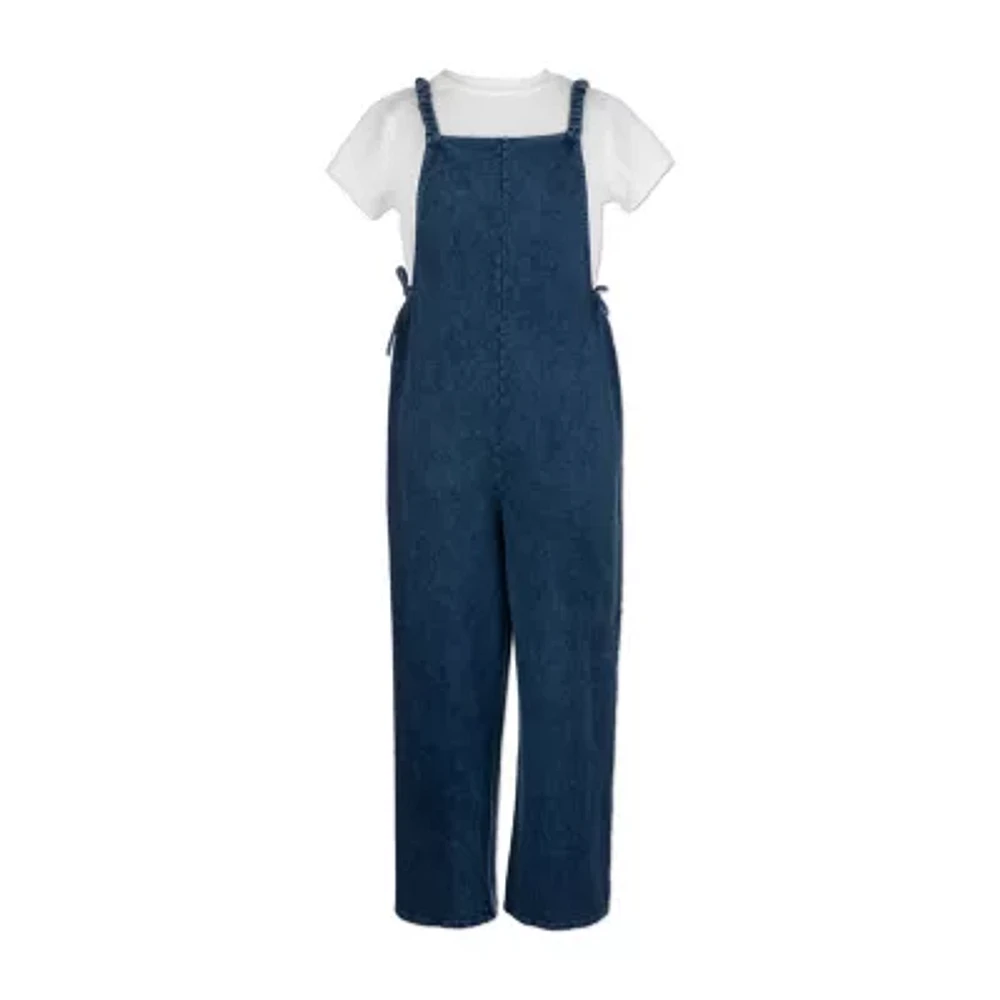Speechless Big Kid Girls Crew Neck Short Sleeve 2-pc. Jumpsuit
