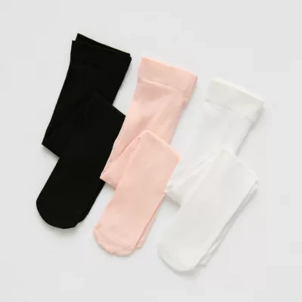 Okie Dokie Toddler Girls 3-pc. Tights